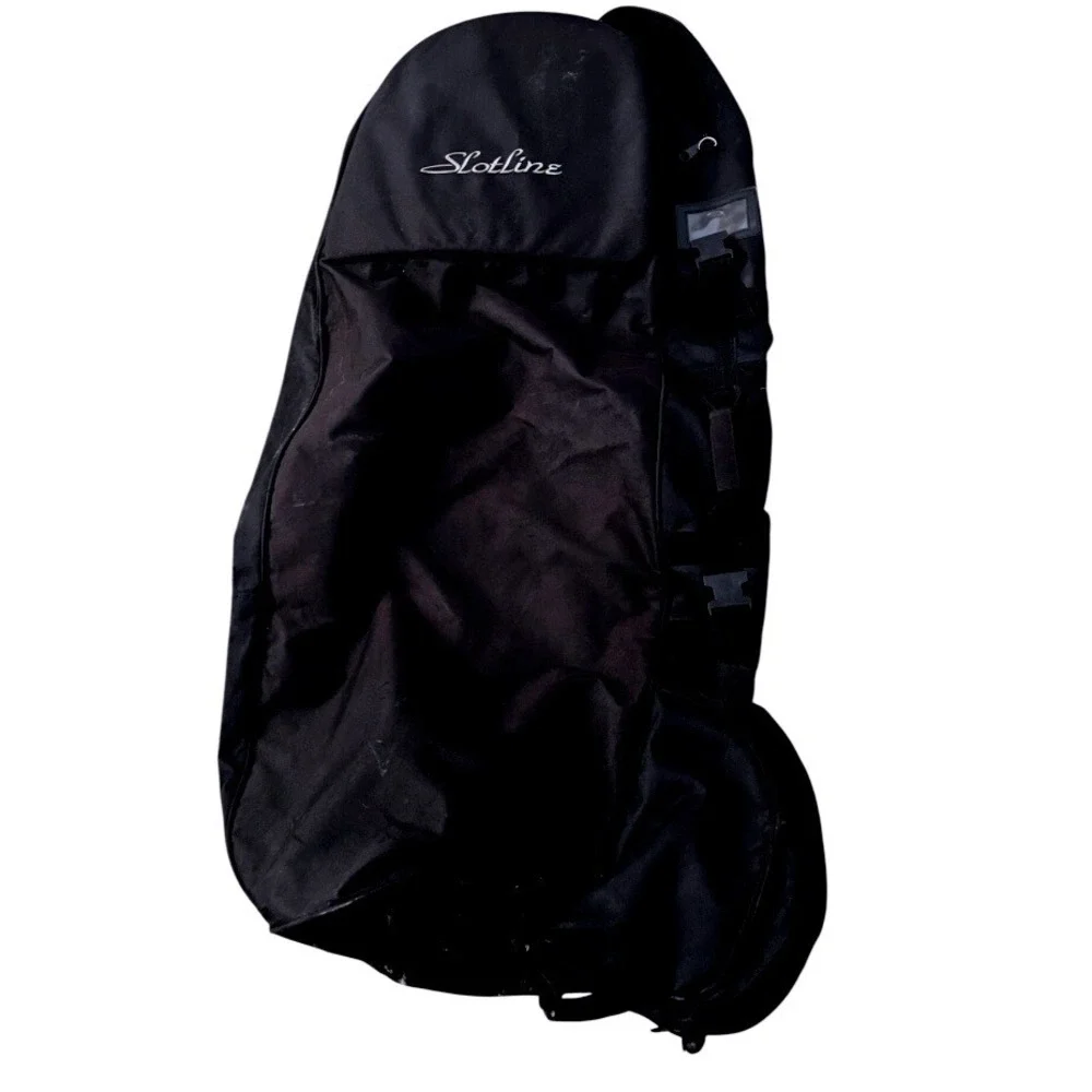 Slotline Deluxe‎ Golf Travel Cover Black Padded Club Protection Shoe Pocket NEW